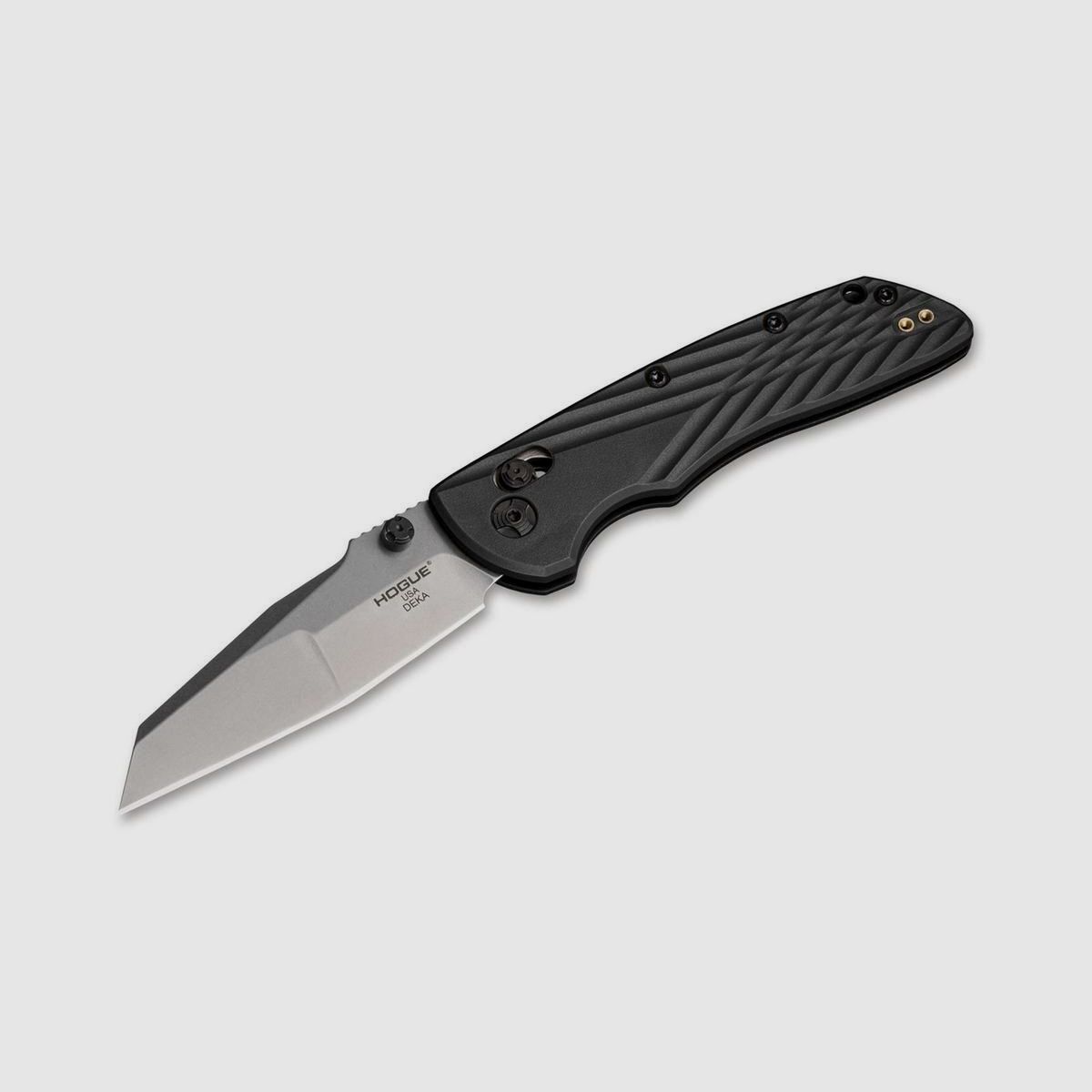 Hogue Deka 3,25" Wharncliffe CPM Magnacut Negro Polímero Cuchillo de Bolsillo, imagen 2 de 6