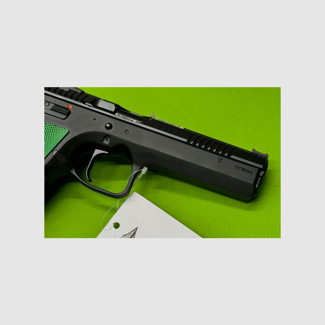 CZ TS 2 Racing Green 9mm Luger - halbautomatische Pistole - Neuwaffe