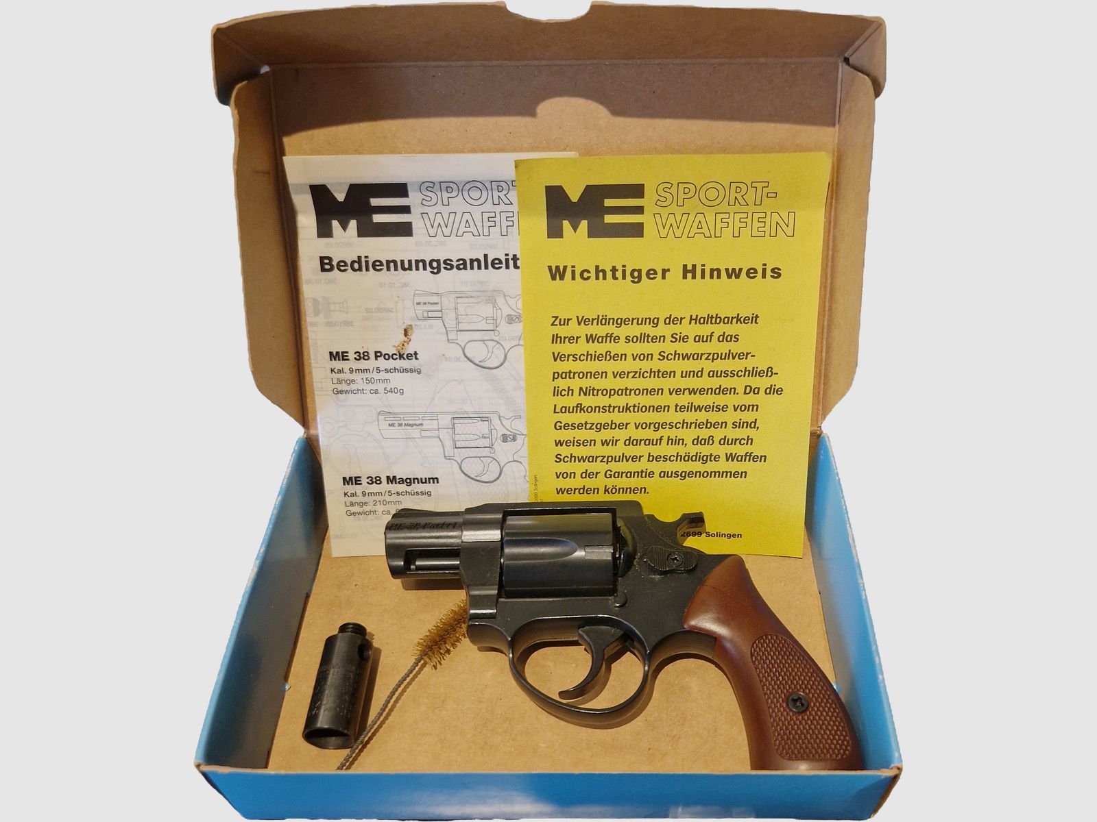 Me38 Pocket Kal.9mm/ 5-schüssig