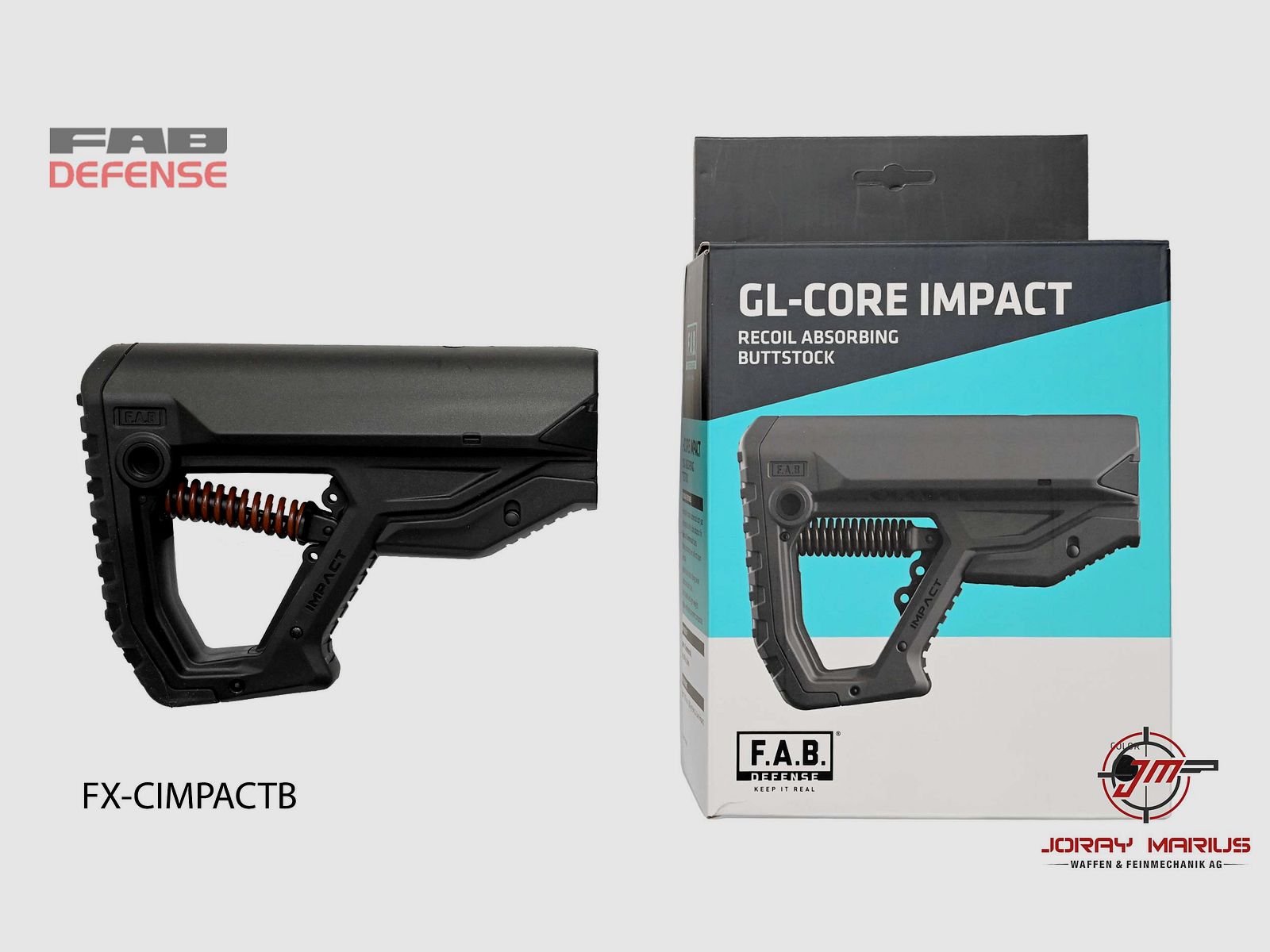 FAB Defense GL-CORE IMPACT Schaft mit Rückstossdämpfung