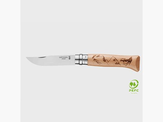 COUTEAU OPINEL N°08 GRAVURE RANDO