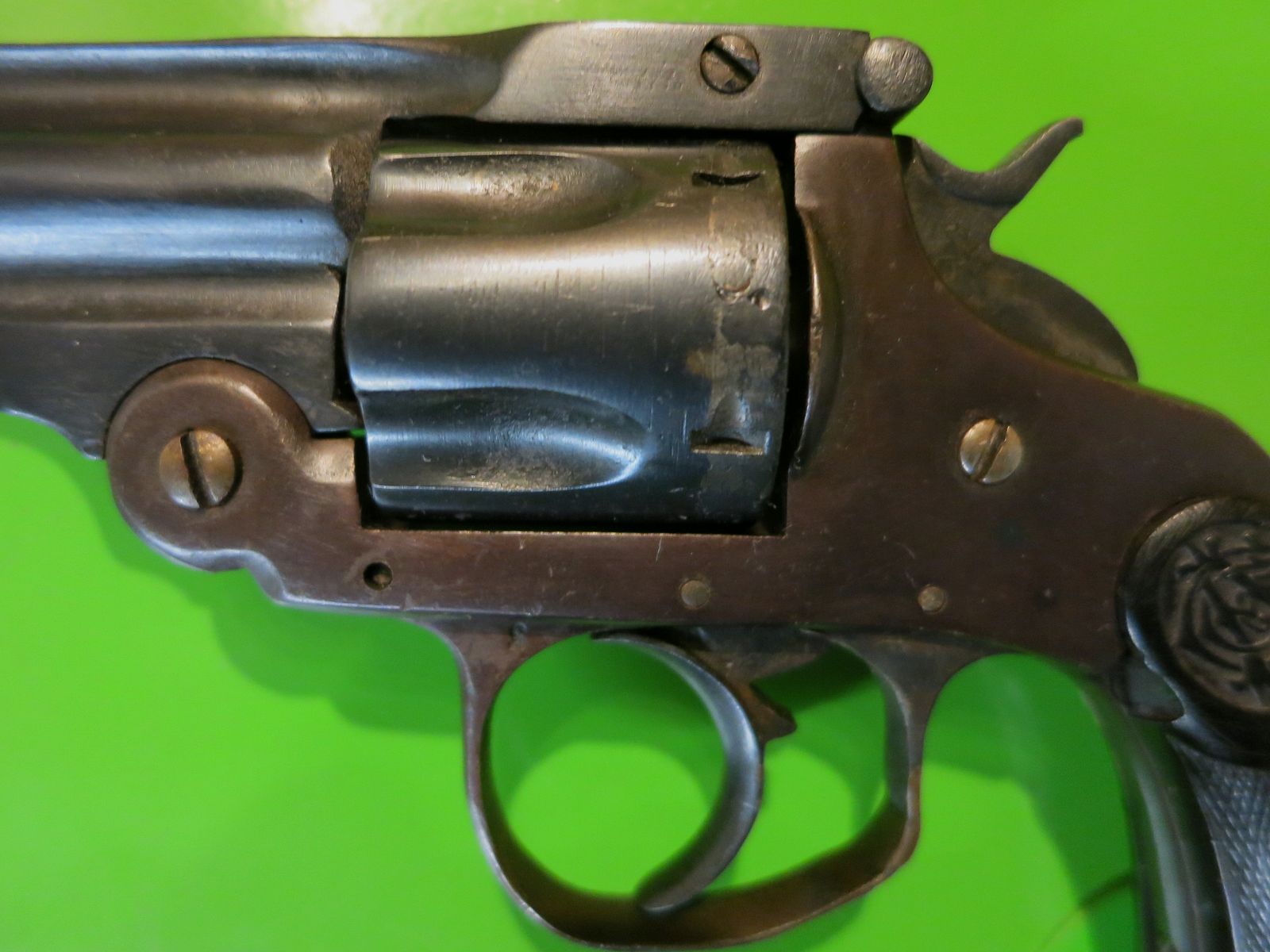 Garate Anitua & Co. (Marca) Kipplauf-Revolver, Kopie Smith & Wesson Frontier, super selten     #96-, Bild 3 von 13