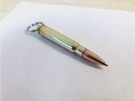 ••• Keychain with 8x57 IS (InfanterieSpitz) - cartridge •••