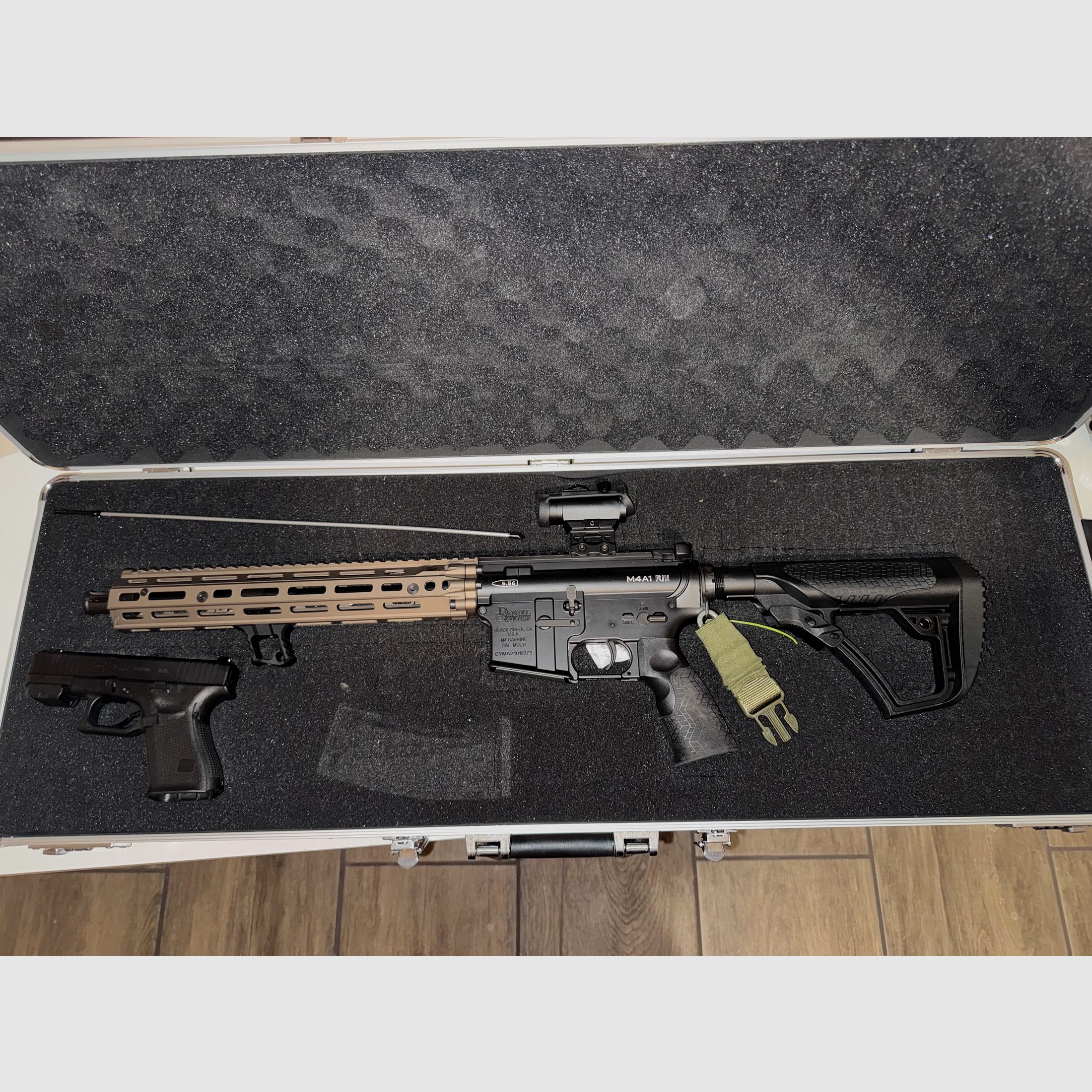 Airsoft Komplett-Set: Begadi M4 NOVA + neue Glock 19 + Gear – neuwertig Preis: 989,99 € VB