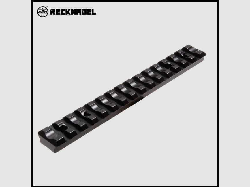 Rail de montage Recknagel pour Steyr-Mannlicher M, BH9.5 Picatinny avec rainures transversales, aluminium, noir