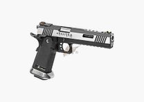 WE Hi-Capa 6 Force A Silver Barrel Full Metal GBB -F-