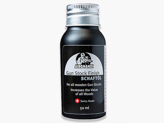 Airghandi 300024 Olio per canne 50 ml Finitura per calci