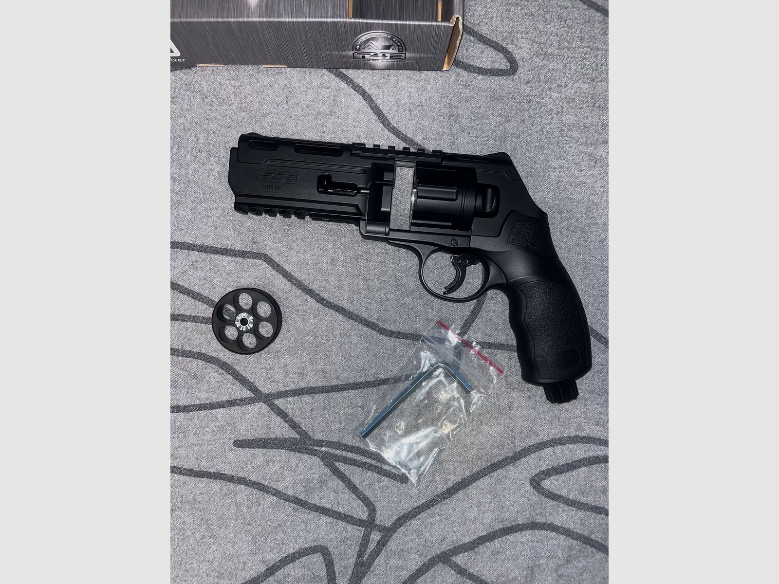 T4E TR50 Gen2 .50 CO2-RAM Revolver Kal. 50 schwarz