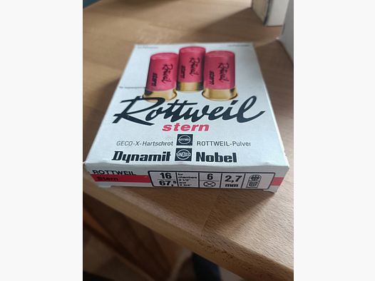 80 Schuss 16/67,5 Rottweil Stern 