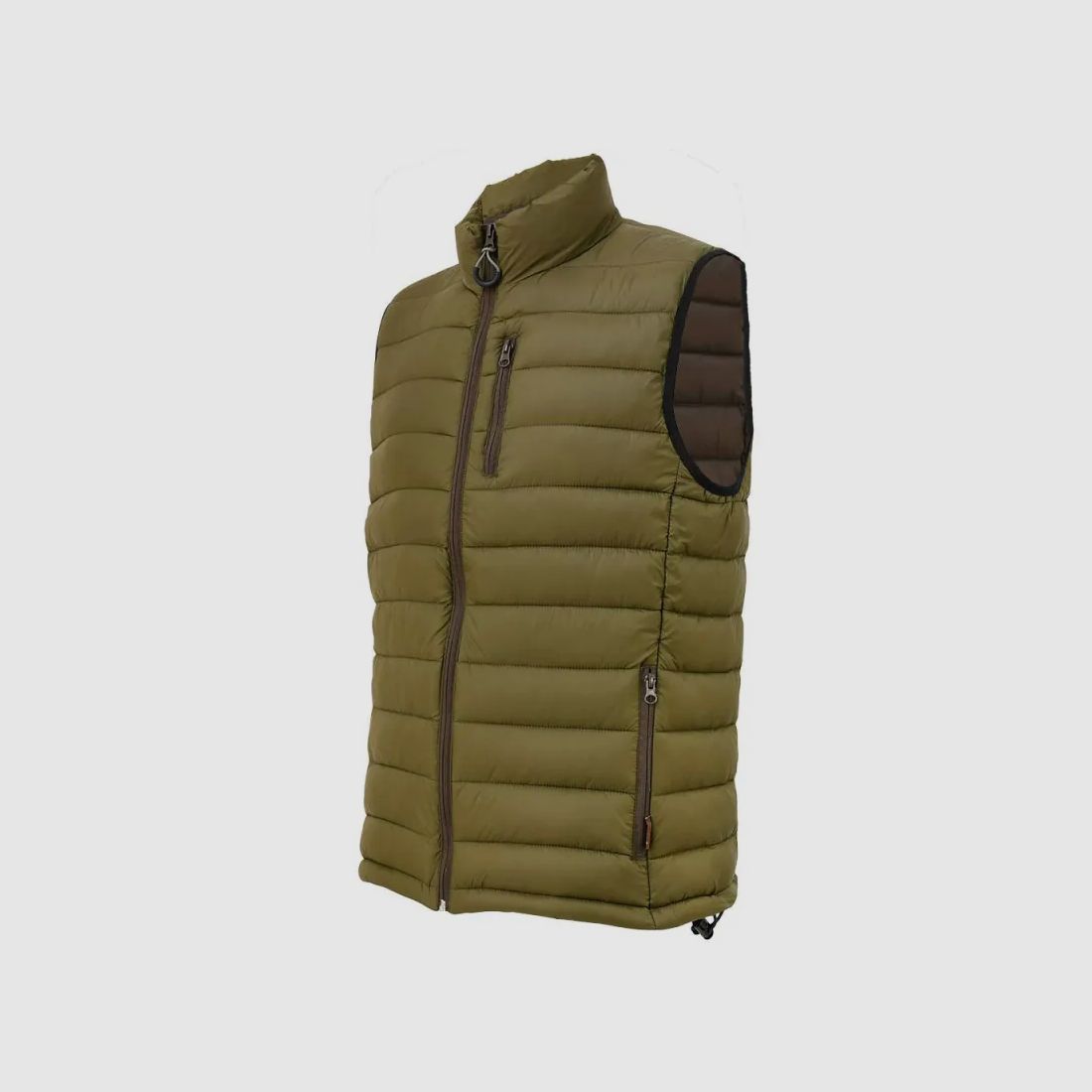 Sleeveless polyamide down jacket khaki M to 2XL, image 8 of 15