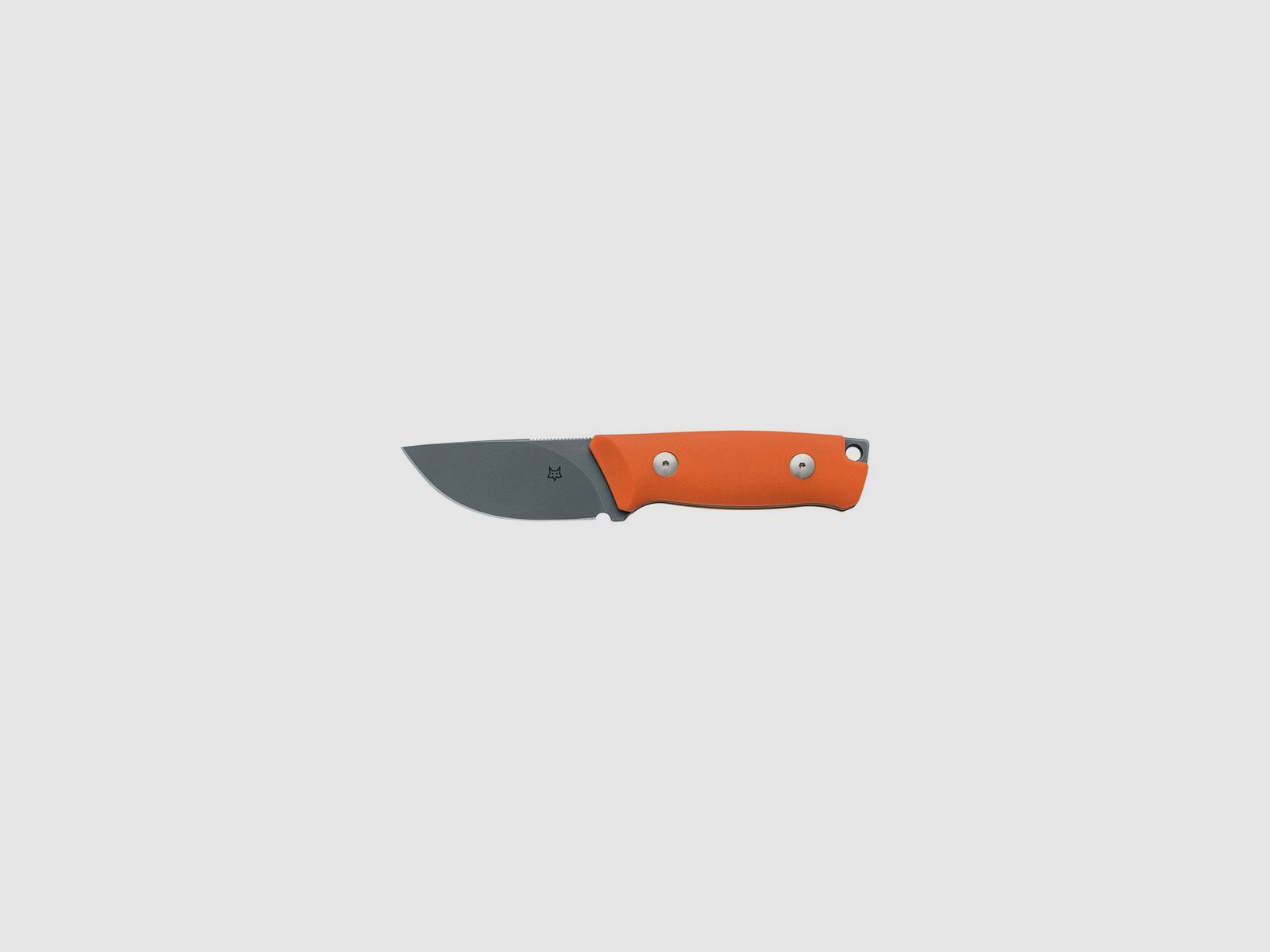 Couteau de chasse Fox Rifle Muzzle lame 8 cm manche orange, image 1 sur 2