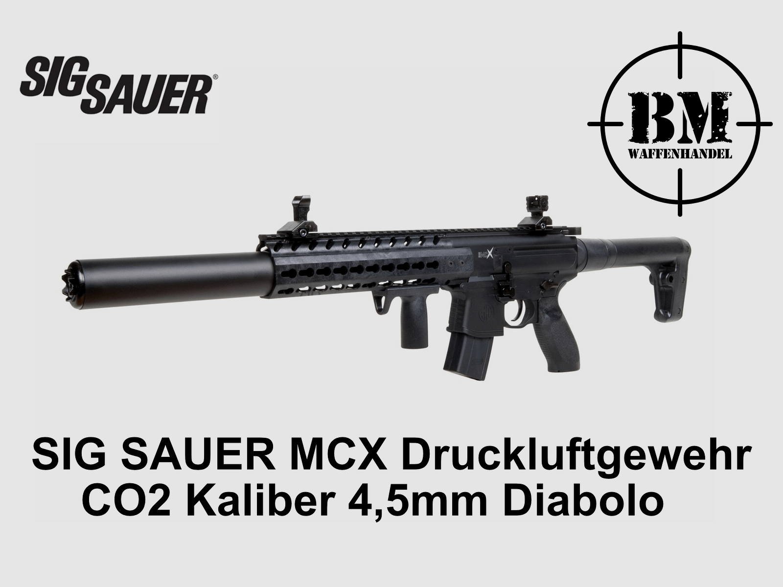 Sig Sauer MCX Druckluftgewehr CO2 4,5mm Diabolo Luftgewehr