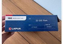 100 nuove Lapua case Cal. 22-250