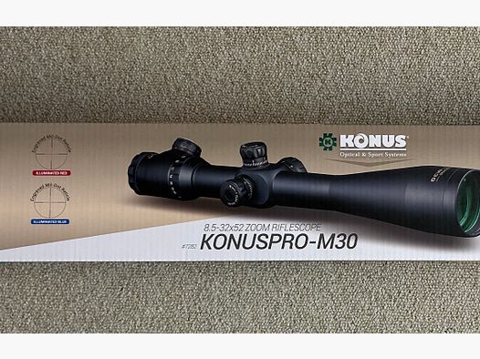 Konus KonusPro M30 8,5-32x52 lunette de tir – TRÈS BON –