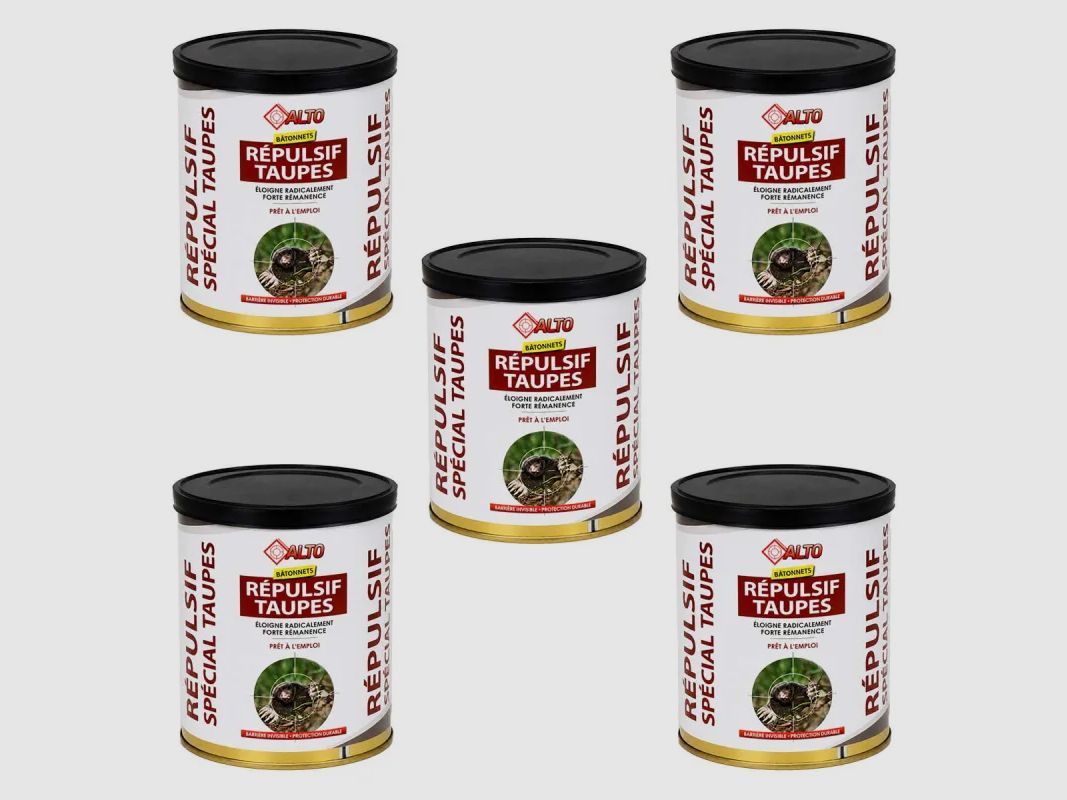 Maulwurfabwehrmittel Cibles Alto – 5 Schachteln mit 55 Stäbchen, Bild 1 von 5