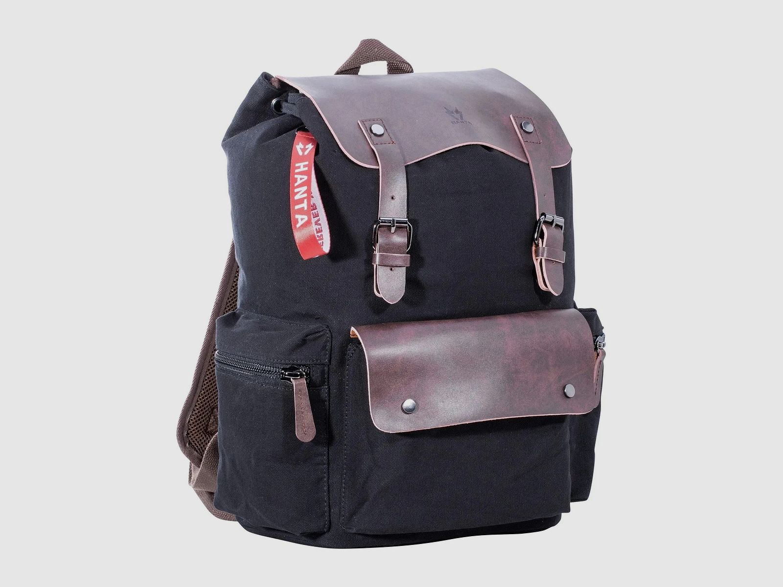Hanta Hanta Nature Rucksack Canvas 25 L schwarz