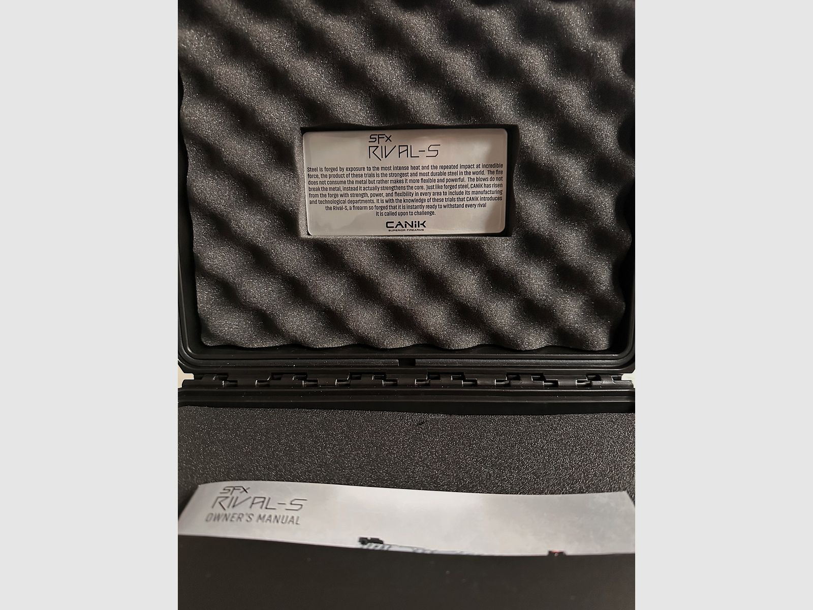 Canik SFx Rival‑S mit LOK Alu‑Griffschalen, 5 Magazinen, Wolff‑Federn, OVP/Zubehör
