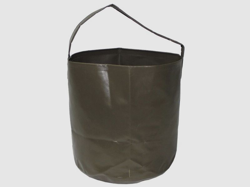 Falteimer 10 Liter oliv - zum Tränken / Wasser holen / Waschen
