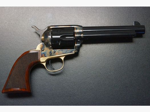 Uberti 1873 Cattleman Brass Checkered