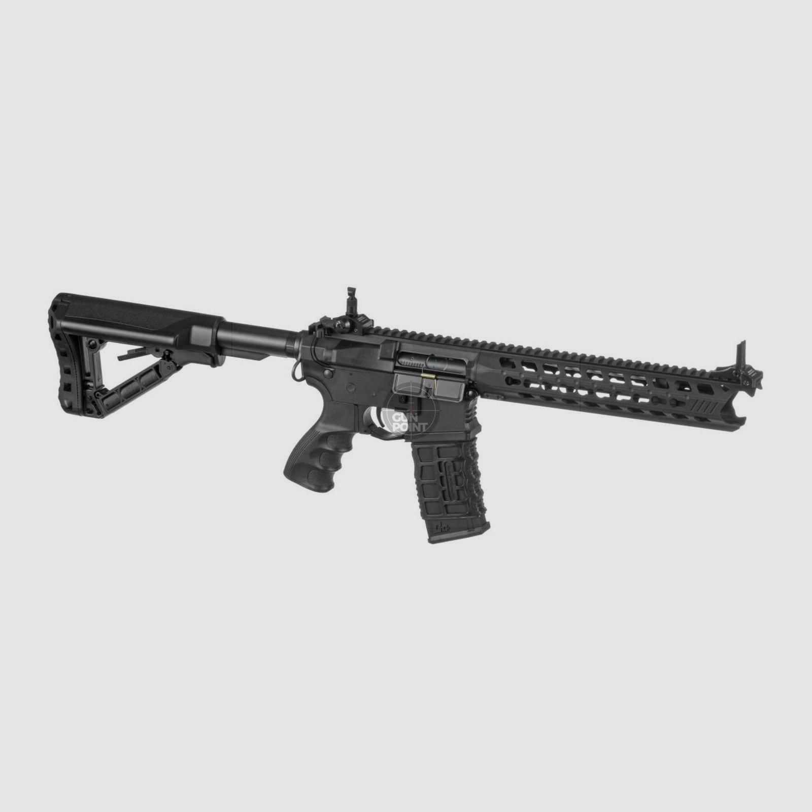 Softair - Gewehr - G&G CM16 E.T.U. Predator S-AEG-Schwarz - ab 18, ber 0,5 Joule