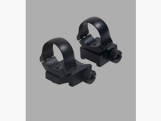 Montage Recknagel pour queue d'aronde de 19,5 mm incluant des anneaux de 25,4 mm