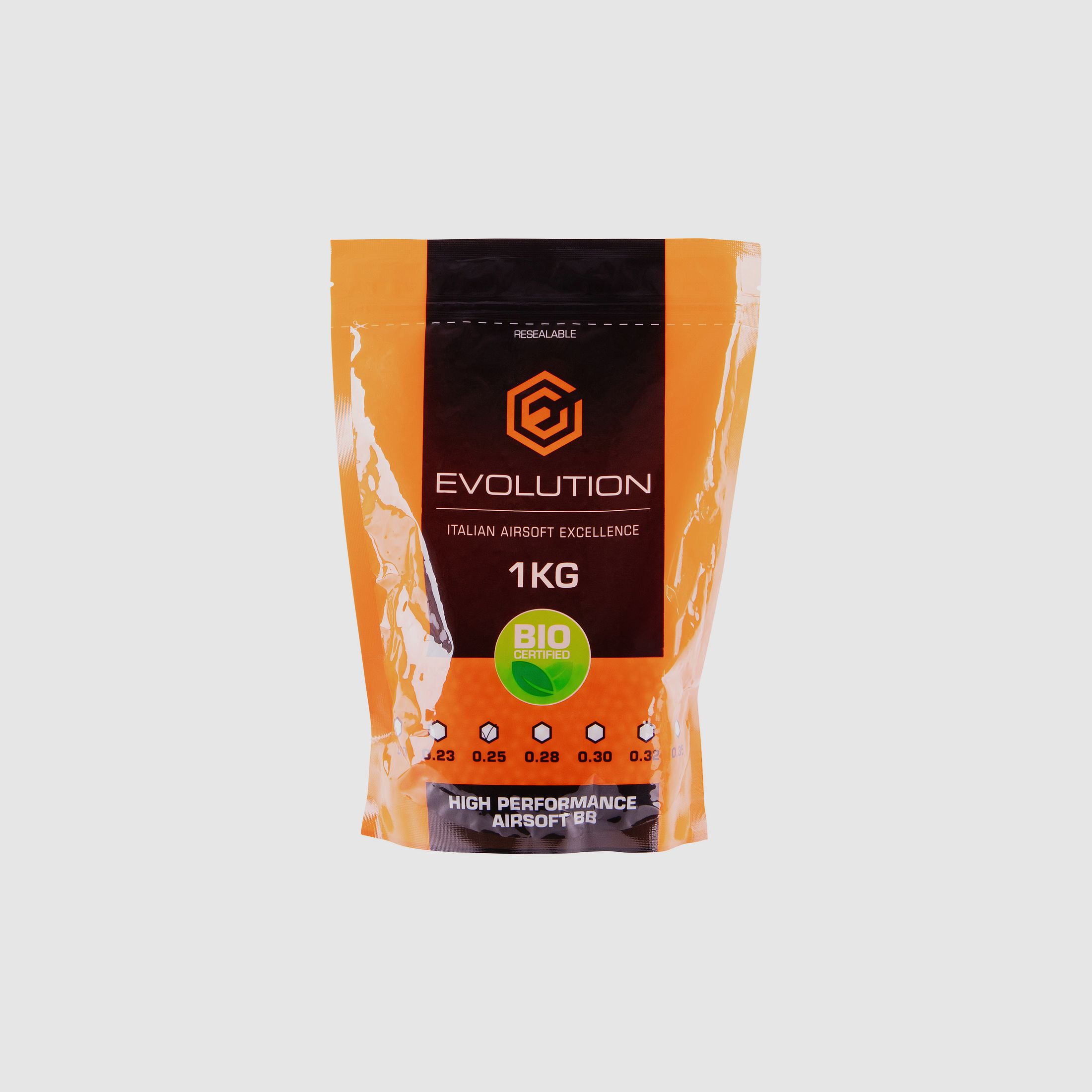 Evolution High Performance Airsoft BIO BBs 6mm 0,25g 4.000 pezzi
