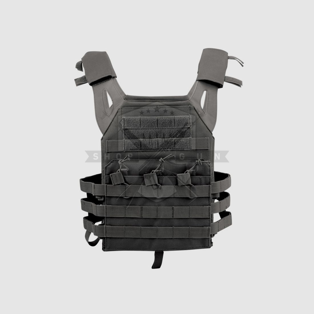 JPC Plattenträger Basic (Schwarz)