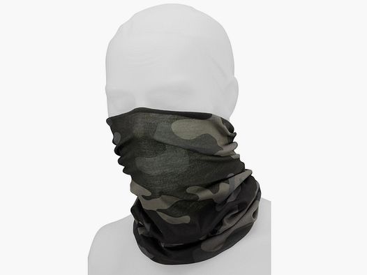 Multifunktionstuch Schlauchschal für Kopf, Gesicht, Hals - Einheitsgröße - Dark Camouflage