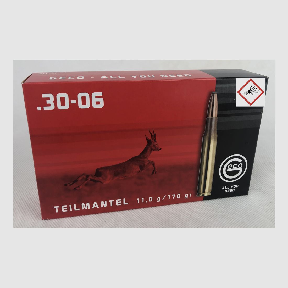 Geco Softpoint Jagdpatrone Kal. .30-06 TM 170gr