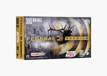Munizioni da caccia federali con proiettile Barnes TSX senza piombo. TSX = proiettile senza piombo Tripple Shock X