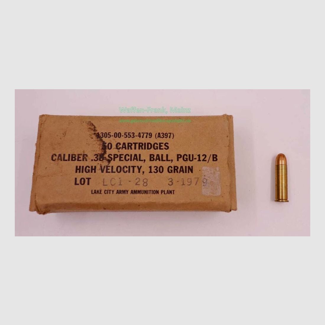 USA, Diverse cartucce per revolver .38 Special