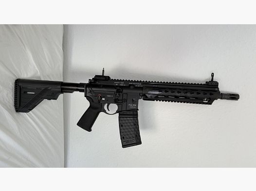 Heckler & Koch HK MR223 11 Zoll Schwarz Sammlerstück Deutscher Beschuss Ulm BI Datecode
