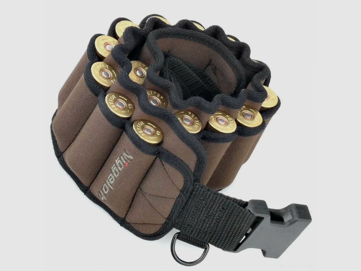 Belt with cartridge pouch 17 cartridges Niggeloh Brown, image 2 of 4
