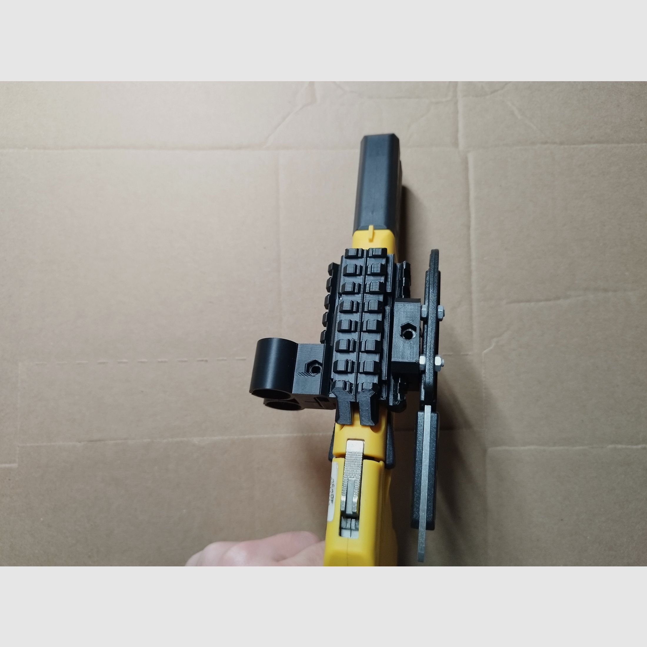 AEA Scuba Ringer MK2 osłona biegowa uchwyt szyn Picatinny rura startowa i kartusz