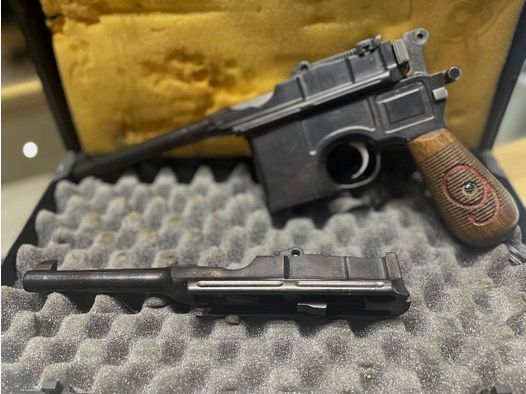 IM KUNDENAUFTRAG - MAUSER OBERNDORF C96 - ZUSTAND 1- - MIT WECHSELLAUF - 7,63x25 MM / 9 MM LUGER