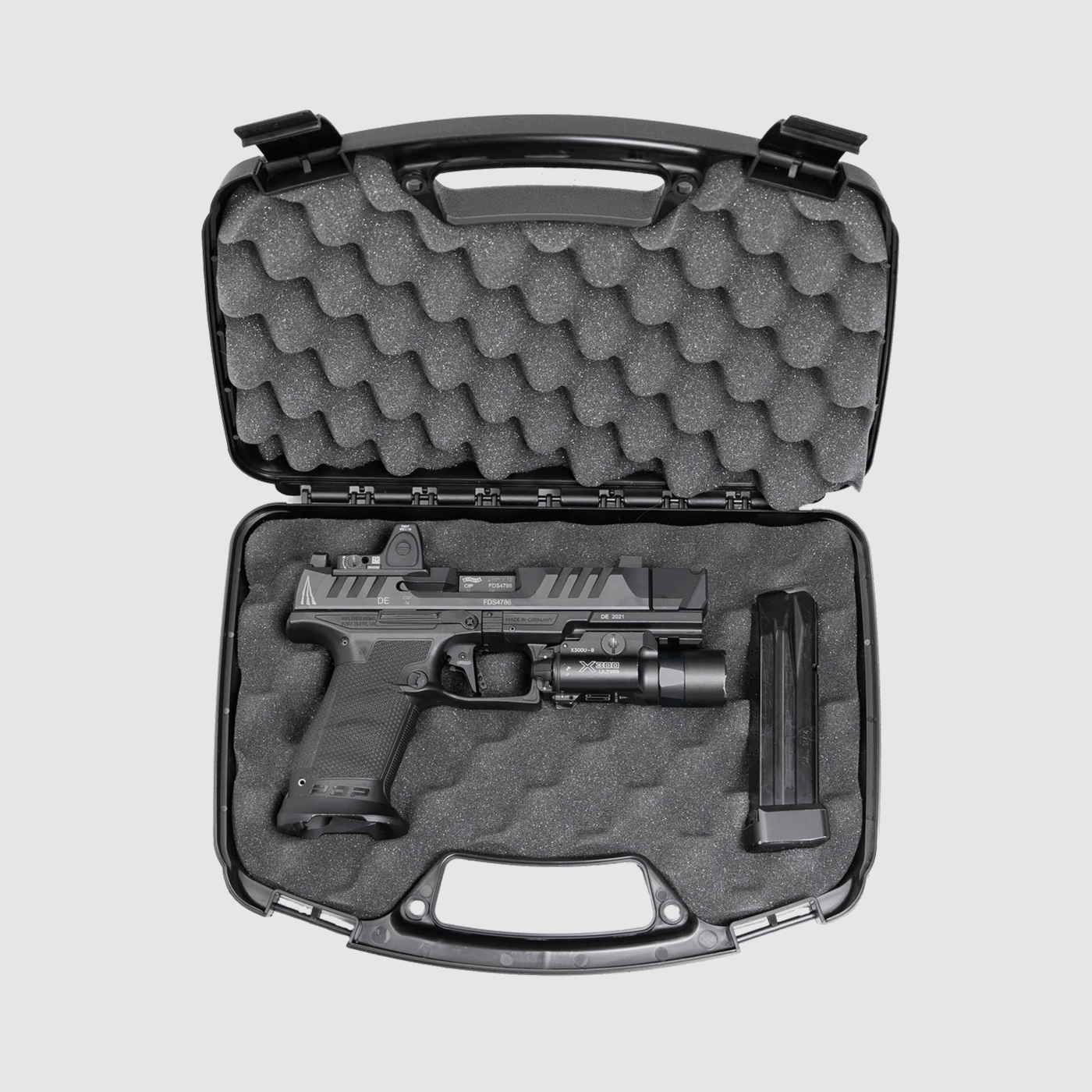 MTM CASE GUARD – PISTOLENKOFFERT SERIE 807-40 SCHWARZ, Bild 2 von 3