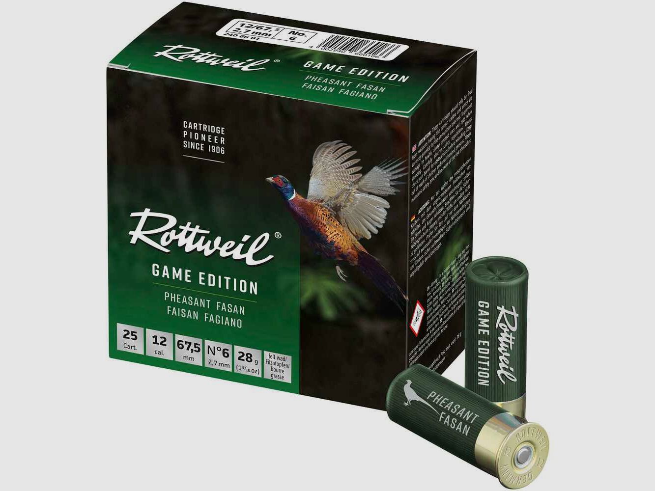 Rottweil 12/67,5 Game Edition Fasan 2,7mm - 28g
