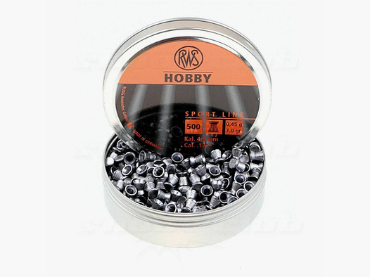RWS Hobby Flachkopf 0,45g 500St 4,5mmDiabolo