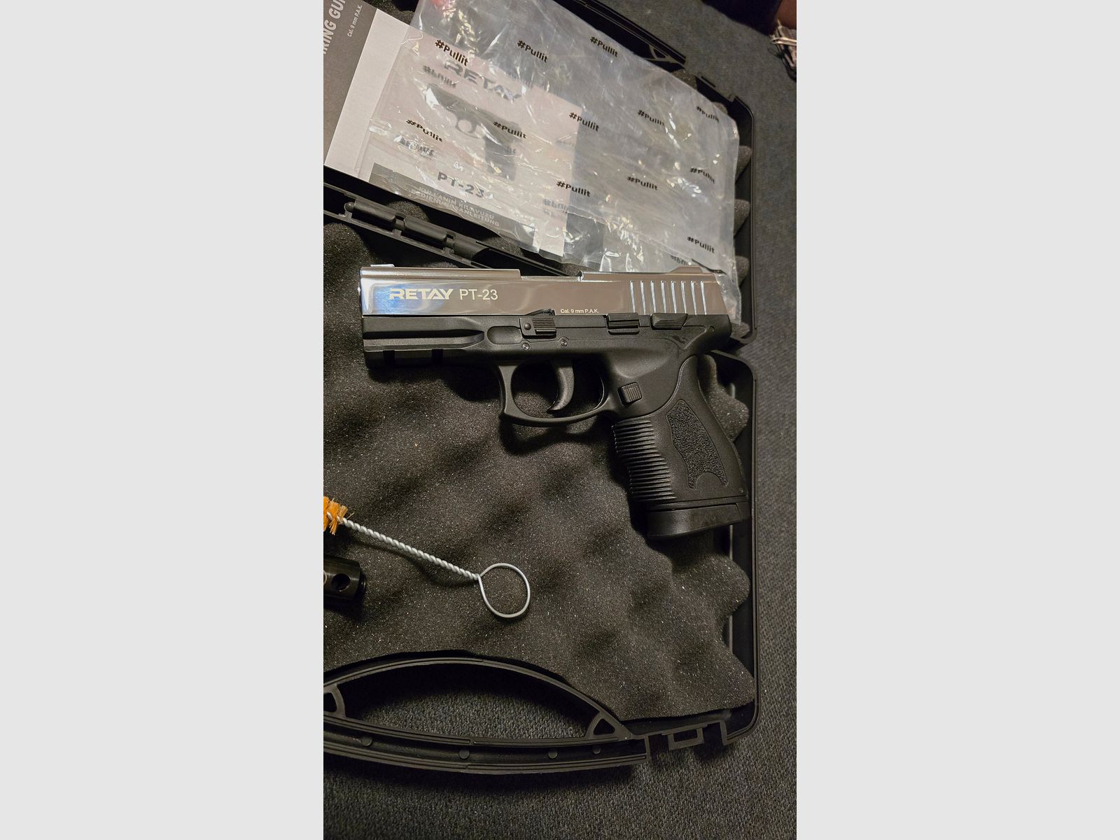 Retay PT-23 Chrome Schreckschuss 9mm PAK 