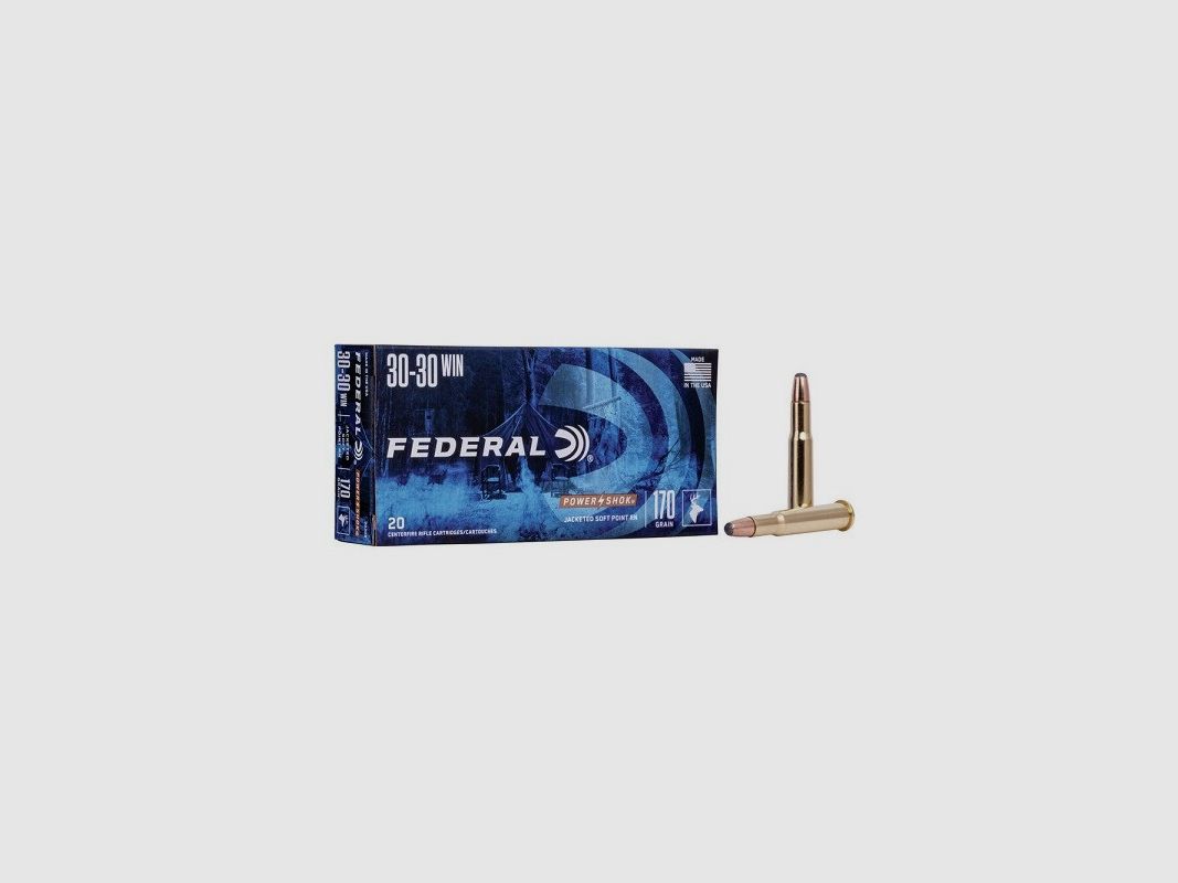 FEDERAL Power-Shok - 30-30 Win. - 170 grains - SP RN