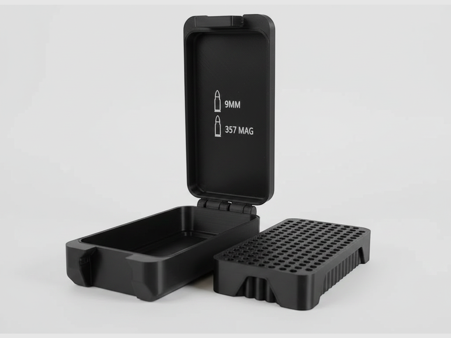Filamelt skrzynka na amunicję / 22 LR - .22 LFB / 'Składana / blokująca pokrywa' / skrzynka na naboje, Ammo Box, zdjęcie 6 z 10