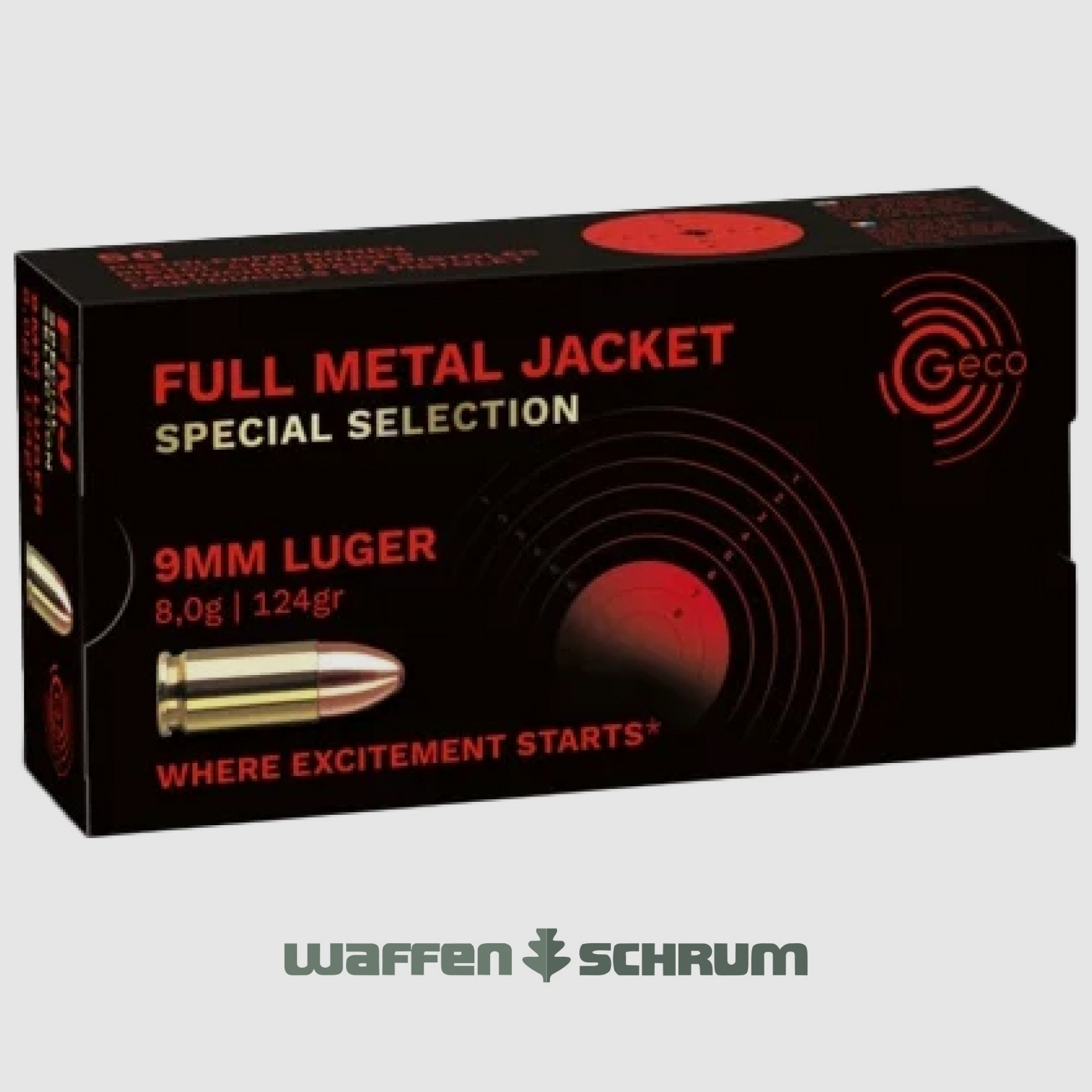 Geco VMR Special Selection 9mmLuger 8,0g - 124gr