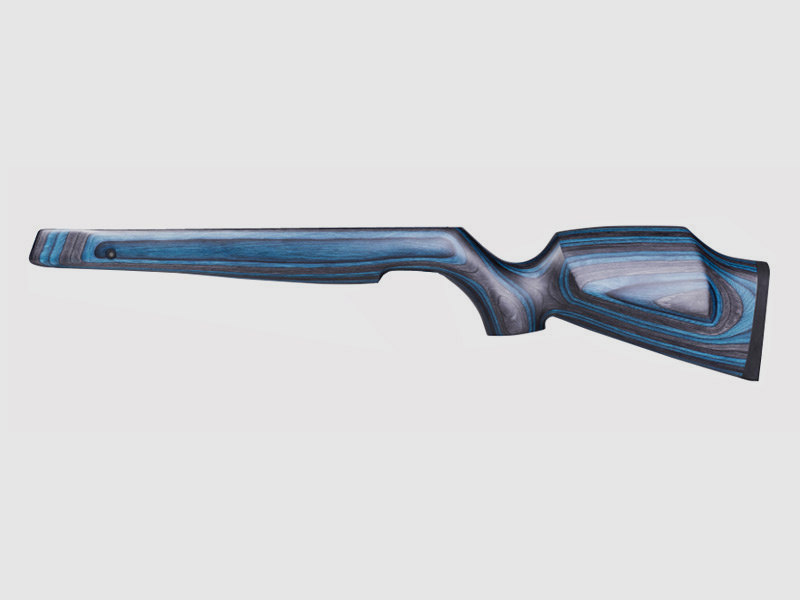 B-Ware Wechselschaft fĂĽr Starrlauf Luftgewehr Weihrauch HW 97 K blau grauer Schichtholzschaft