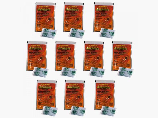10-pack: Hand warmers