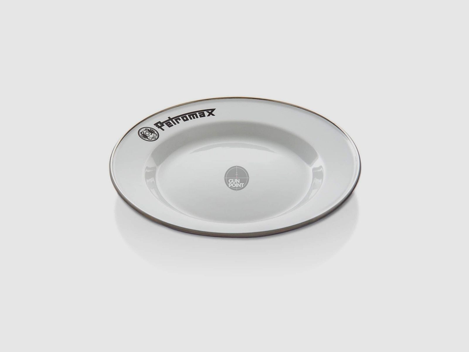 Petromax Emaille Teller wei 2 Stck (22 cm)