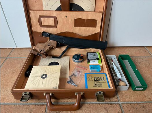 Feinwerkbau Mod.100 Luftpistole Komplettset