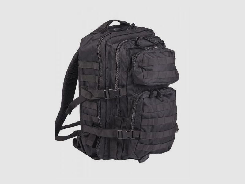 Mil-Tec US Assault Pack LG Schwarz Rucksack