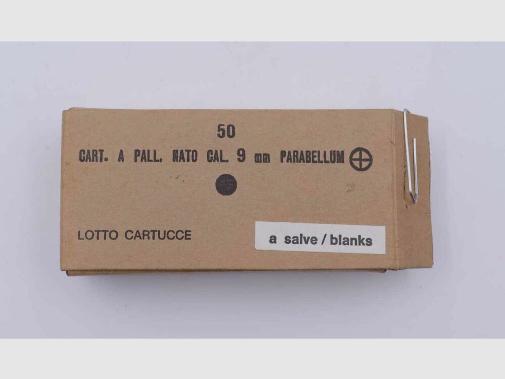 Fiocchi - Italian training cartridges 9 mm Luger