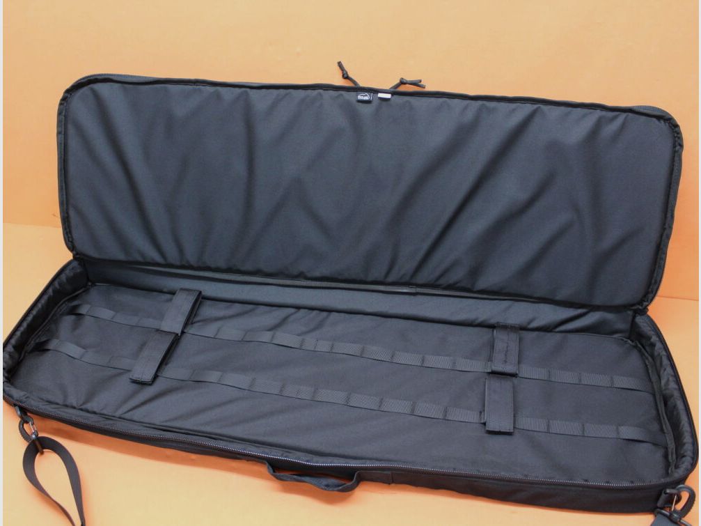 Torba na broń AimZone AimZone Riflebag 105H czarna/szara (ok. 106x36x6cm) wyściełana z paskiem na ramię/ MOLLE