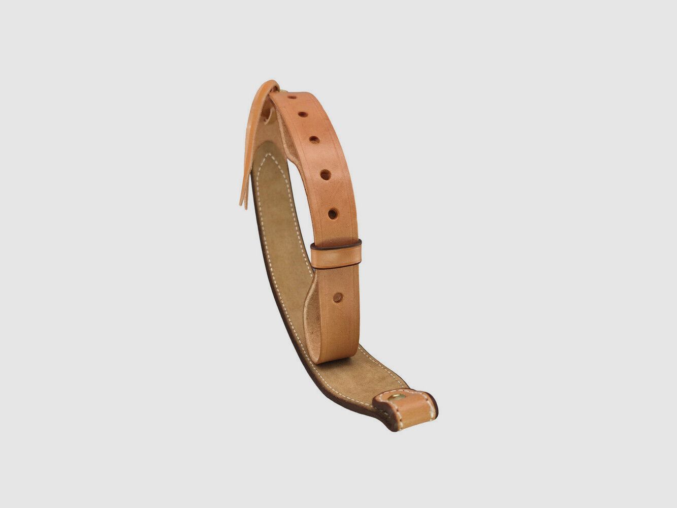 Triple K Rifle sling without sling swivels Brown Smooth, image 4 of 5